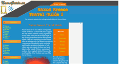 Desktop Screenshot of naxosguide.eu